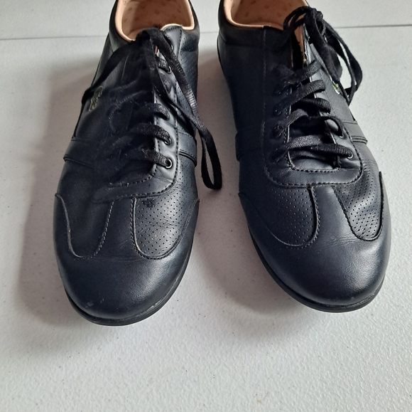 Lacoste Chaymon Black Leather Sneakers - Picture 2 of 7